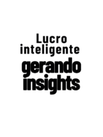 Lucro inteligente gerando insights