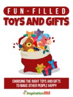 Presentes cheios de brinquedos divertidos