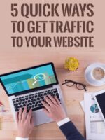 5 maneiras rápidas de obter tráfego para seu site