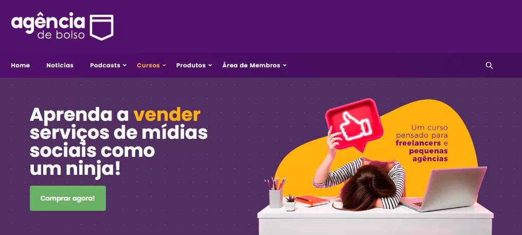 Curso Como Vender Serviços de Mídias Sociais - Agência de Bolso