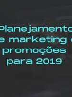 Plano de promoção de marketing 2019