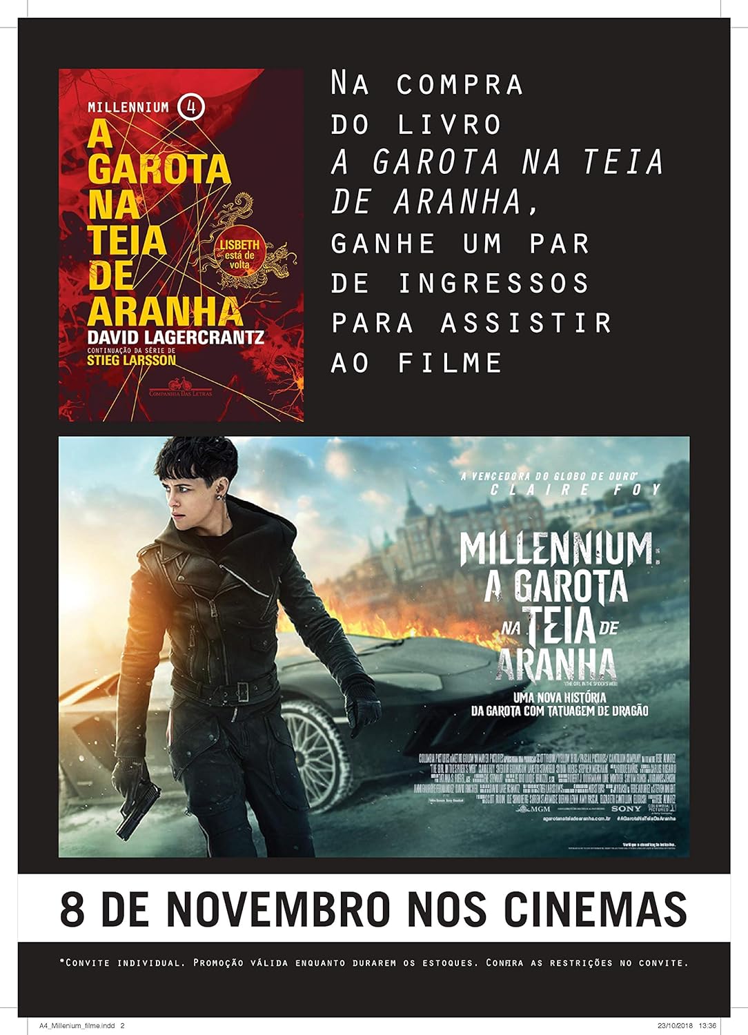 A garota na teia de aranha
