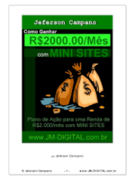 Como Ganhar 2000 com Minisites