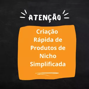 Criação rápida de produtos de nicho simplificada