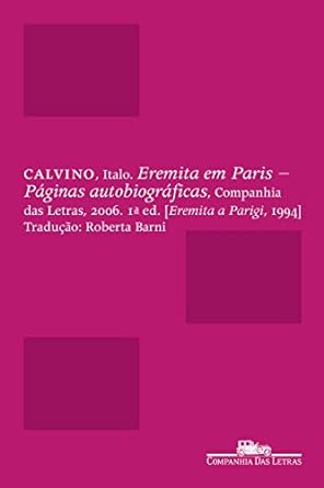 Eremita em Paris - Italo Calvino.