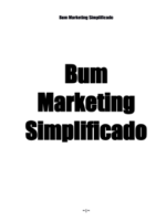 Bum Marketing Simplificado