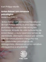 Anton Reiser: um romance psicológico - Karl Philipp Moritz