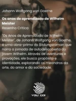 Os anos de aprendizado de Wilhelm Meister - Johann Wolfgang von Goethe