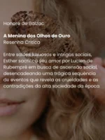 A Menina dos Olhos de Ouro - Honoré de Balzac