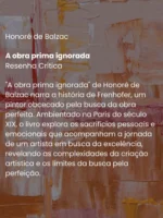 A obra prima ignorada - Honoré de Balzac