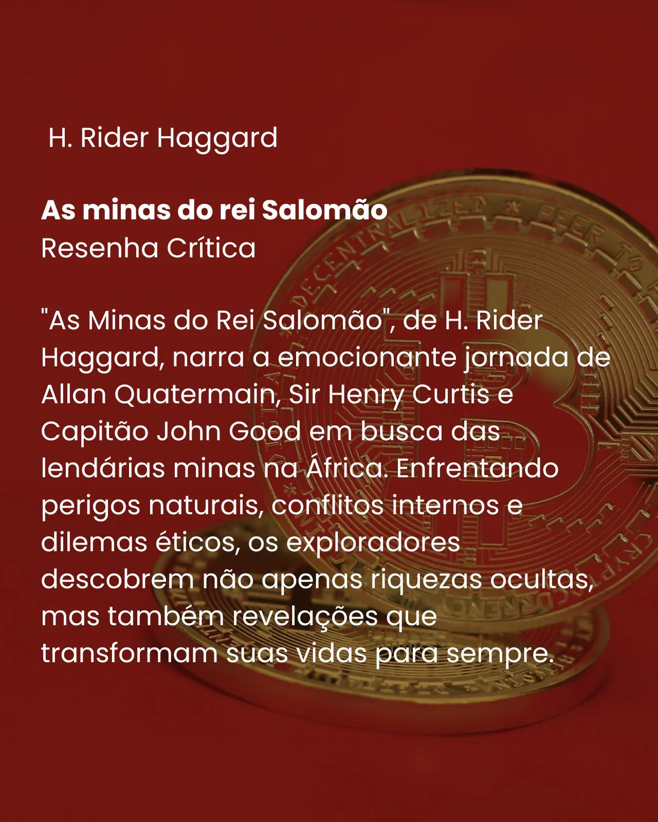 As minas do rei Salomão - H. Rider Haggard