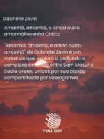 Amanhã, amanhã, e ainda outro amanhã