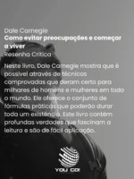 Como evitar preocupações e começar a viver – Dale Carnegie