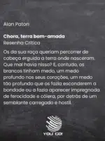 Chora, terra bem-amada – Alan Paton