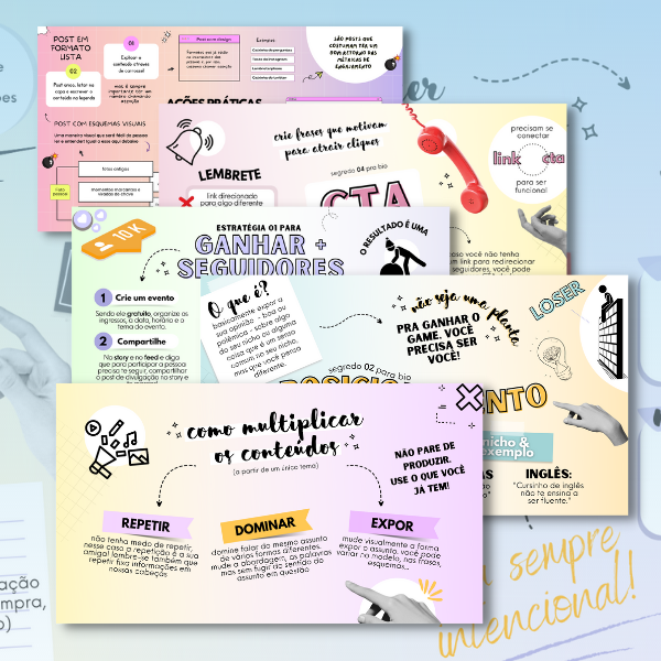 MAPA DO CONTEÚDO CAROL BASTO