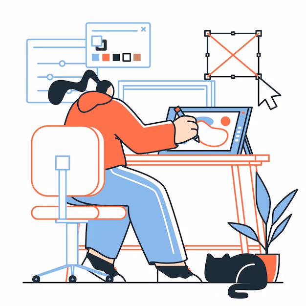Design de Ilustração Criando a partir de referências