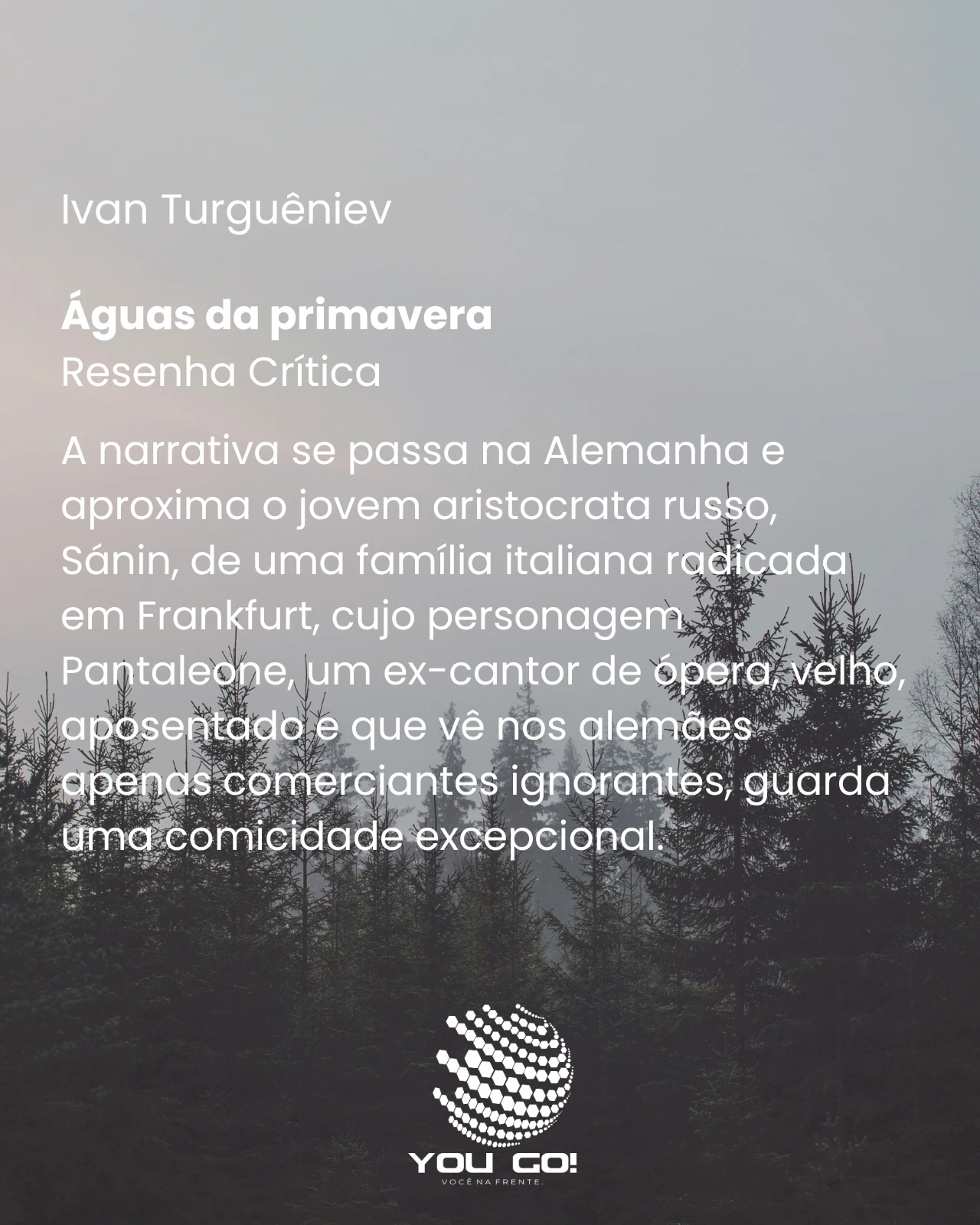 Águas da primavera – Ivan Turguêniev