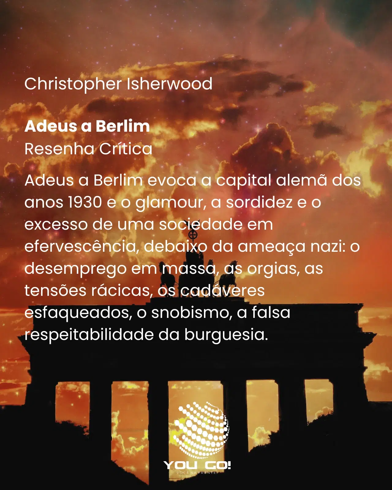 Adeus a Berlim – Christopher Isherwood