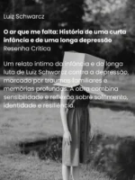 O ar que me falta: História de uma curta infância e de uma longa depressão