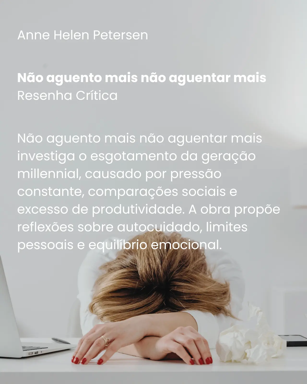 Não aguento mais não aguentar mais