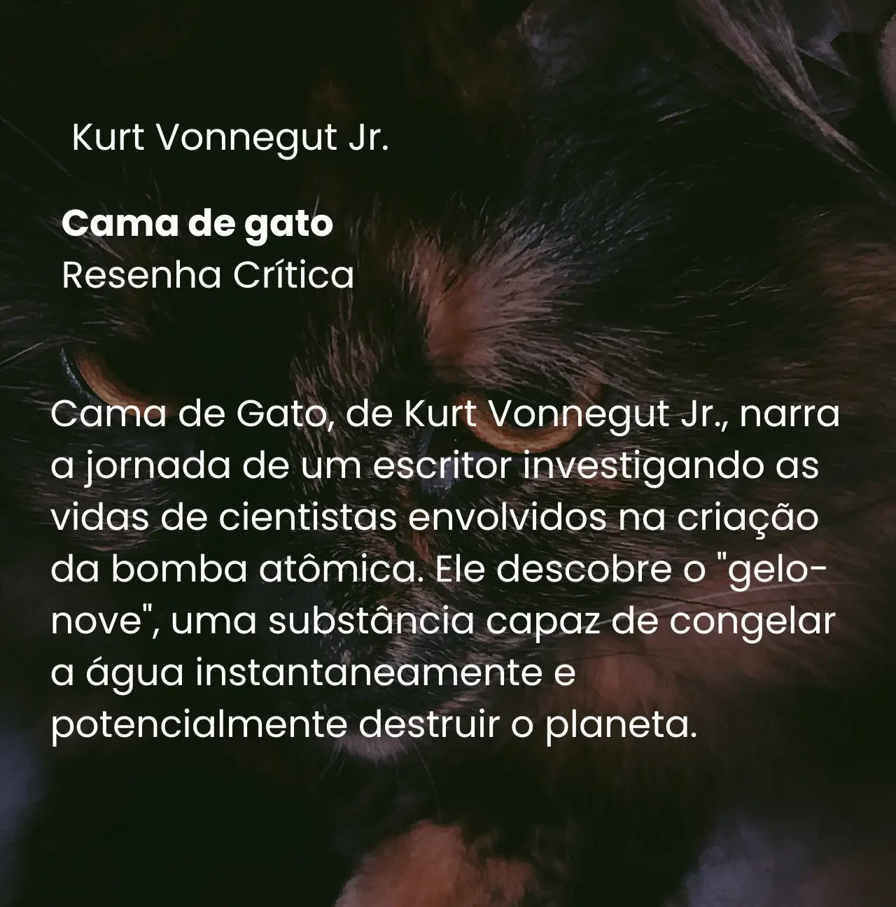 Cama de gato - Kurt Vonnegut Jr.
