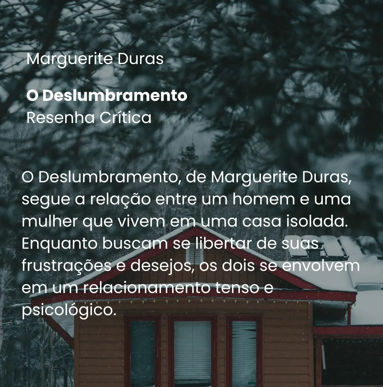 O deslumbramento - Marguerite Duras