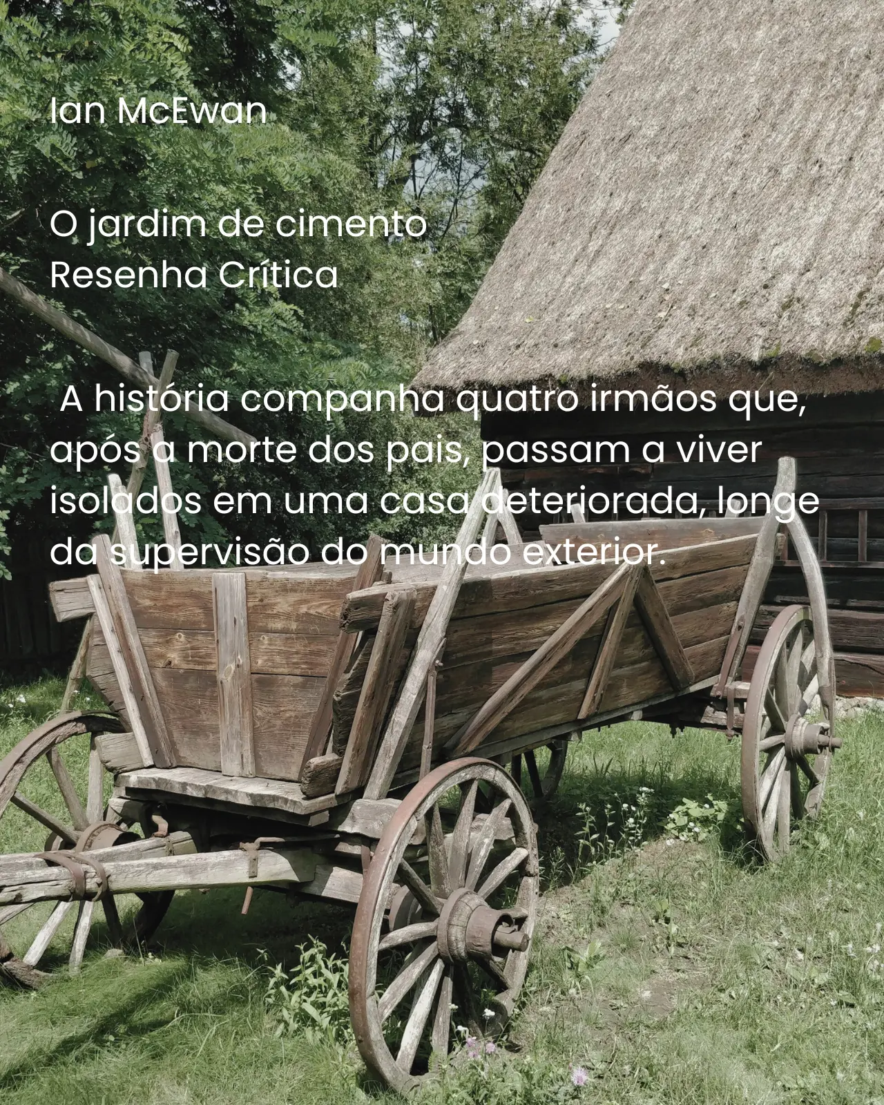 O jardim de cimento - Ian McEwan