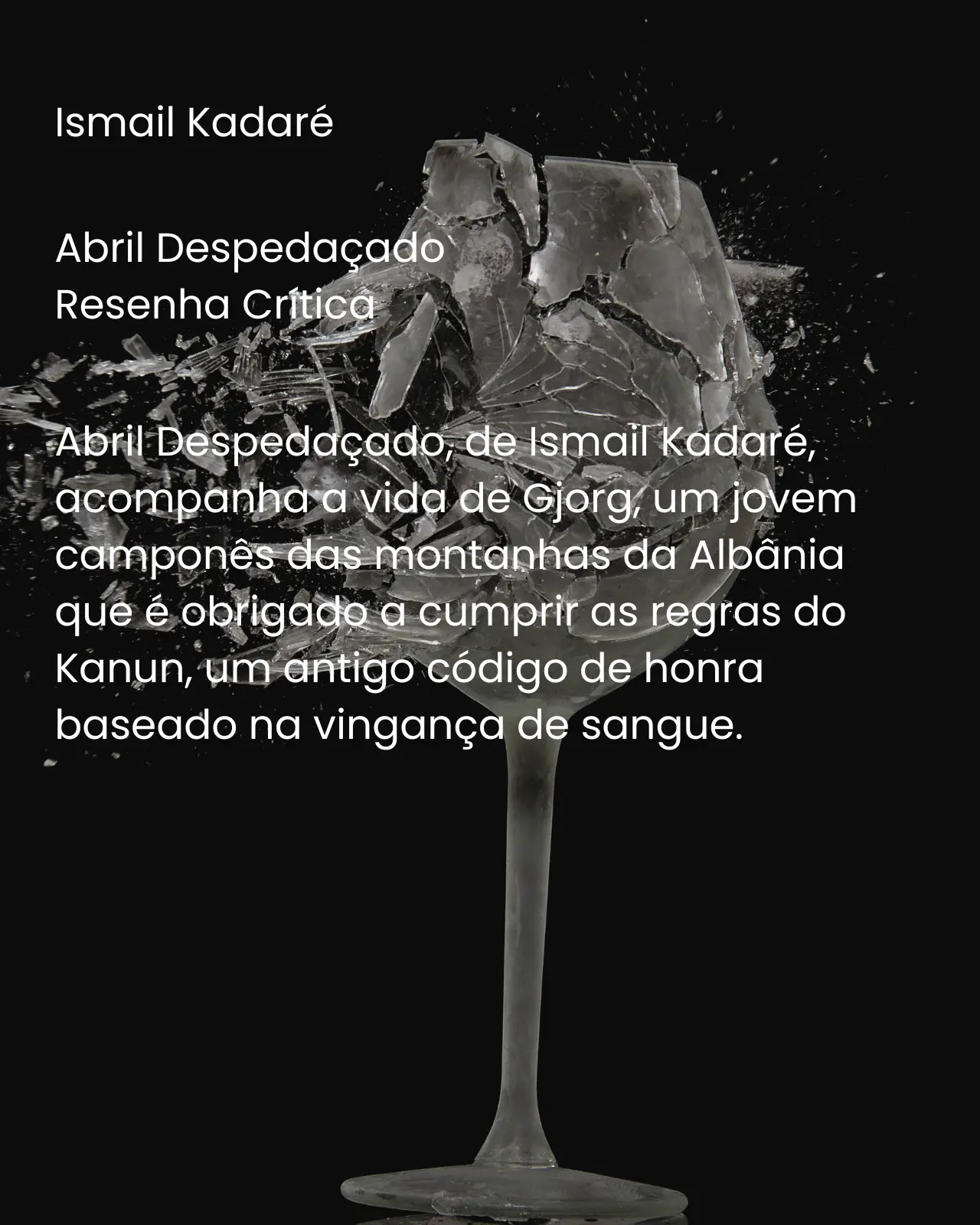 Abril despedaçado - Ismail Kadaré